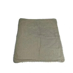 Waverly Pillow Sham STANDARD Green Gingham Checks Reversible Bric A Brac SINGLE